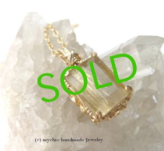 ワイヤーラップ ジュエリーペンダント(wire wrapped pendant
