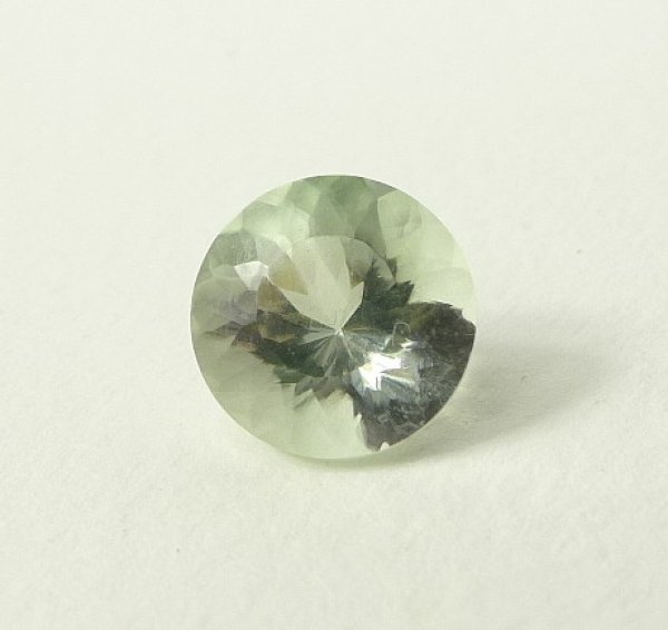 画像3: 4.5ct グリーンクォーツ　ラウンドポーチュギースカット　ルース (3)