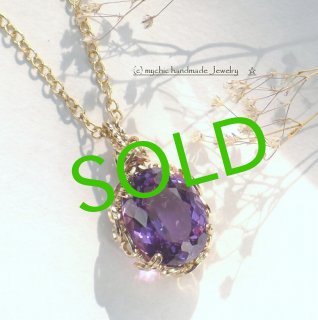 大人上品なおすすめコーデ ワイヤーラップ ジュエリーペンダント(wire wrapped pendant ネックレス・ペンダント