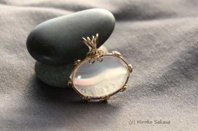 画像1: 18ct  イリスアゲート　カボションルース